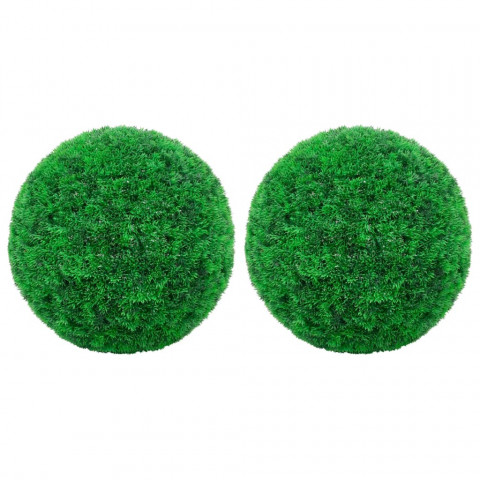 Boules de buis artificielles 2 pcs 45 cm