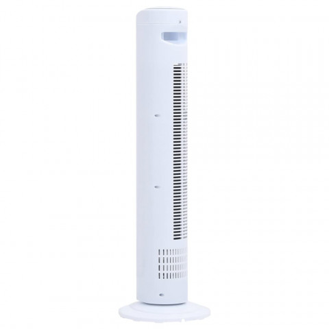 Ventilateur tour avec télécommande et minuterie Φ24x80 cm - Couleur au choix