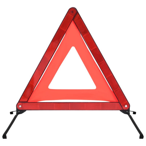 Triangle de signalisation routière 10pcs rouge 56,5x36,5x44,5cm