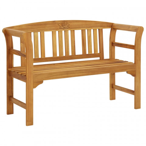 Banc de jardin 114 cm bois d'acacia solide