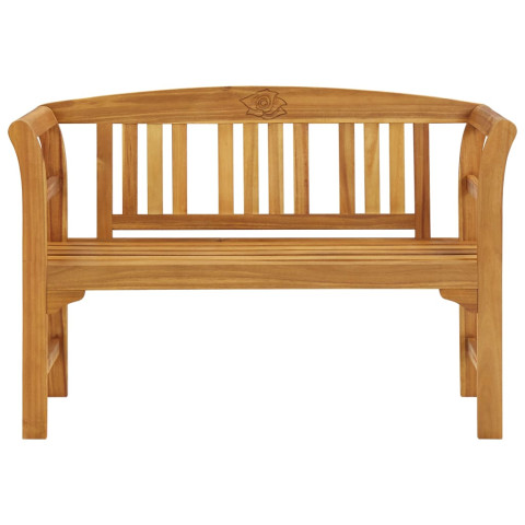 Banc de jardin meuble de patio d'extérieur terrasse 114 x 46 x 82 cm bois d'acacia solide 