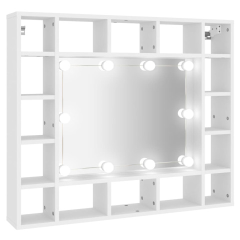 Armoire de miroir 91 x 15 x 76,5 cm avec led blanc helloshop26 02_0006540