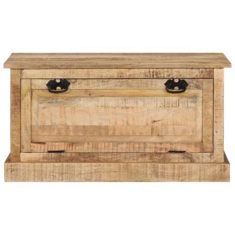 Banc de rangement de chaussures 85x40x45 cm bois de manguier