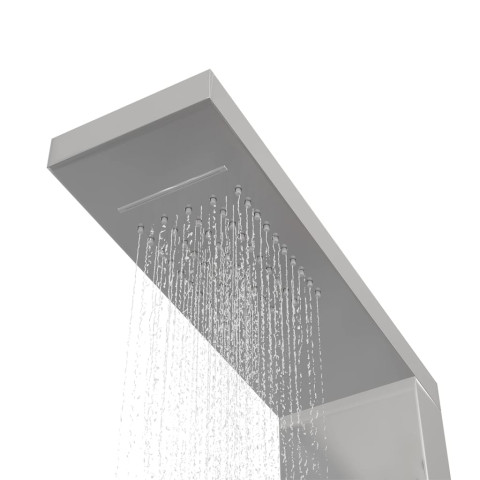 Système de panneau de douche système de panneau de salle de bain douche mitigeur pluie maison intérieur acier inoxydable carré 