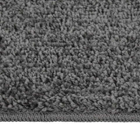 Tapis shaggy antidérapant gris 120x170 cm