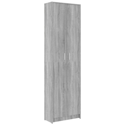 Garde-robe couloir sonoma gris 55x25x189 cm bois d'ingénierie