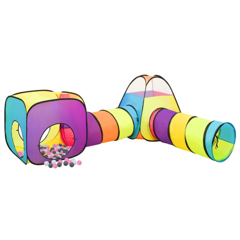 Tente de jeu pour enfants avec 250 balles multicolore