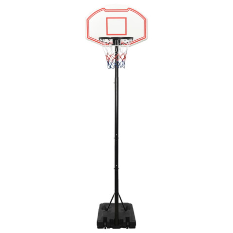 Support de basket-ball blanc 282-352 cm polyéthylène