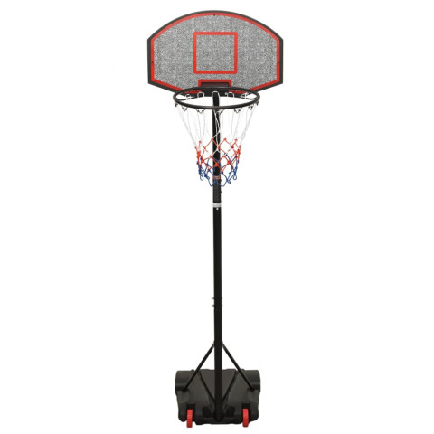 Support de basket-ball noir 216-250 cm polyéthylène