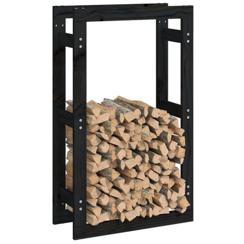 Support pour bois de chauffage bois de pin massif - Dimensions et couleur au choix