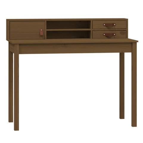 Bureau 110x50x93 cm bois massif de pin - Couleur au choix