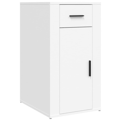 Armoire de bureau blanc 40x49x75 cm bois d'ingénierie