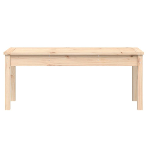 Banc de jardin meuble de patio d'extérieur terrasse 109 x 44 x 45 cm - Matière au choix