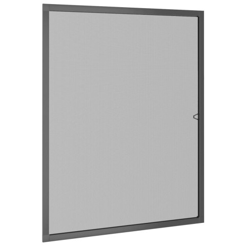 Moustiquaire pour fenêtres anthracite 100x120 cm