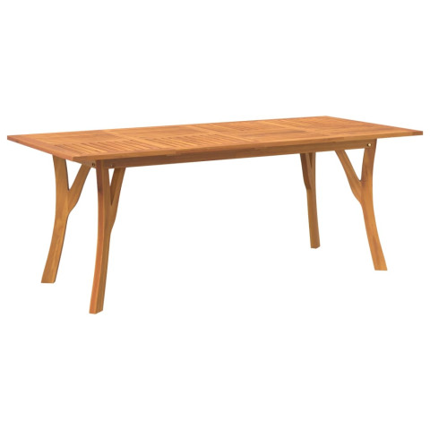 Table de jardin 200x90x75 cm bois d'acacia solide