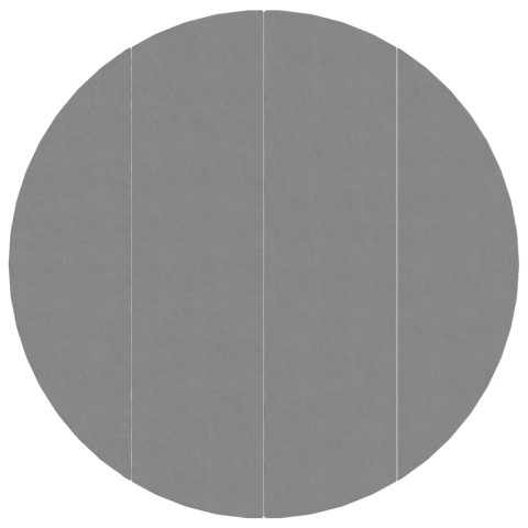 Bâche de piscine gris clair ø500 cm géotextile polyester