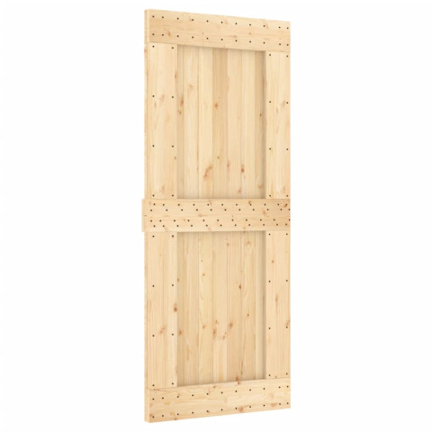 Porte narvik 85x210 cm bois massif de pin