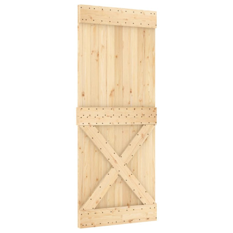 Porte narvik 85x210 cm bois massif de pin