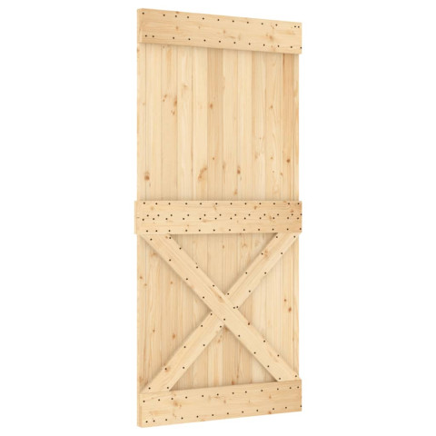 Porte narvik 95x210 cm bois massif de pin