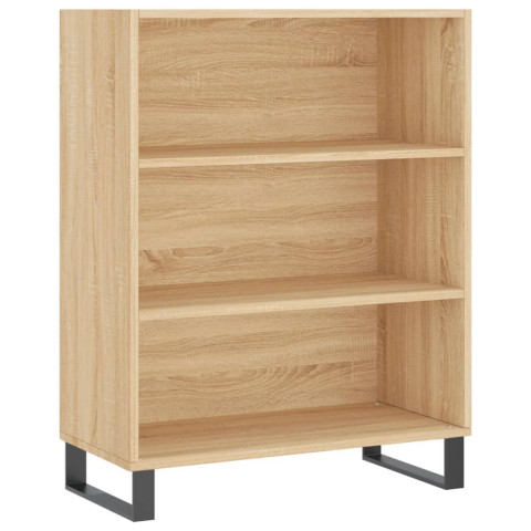 Armoire à étagères chêne sonoma 69,5x32,5x90 cm bois ingénierie