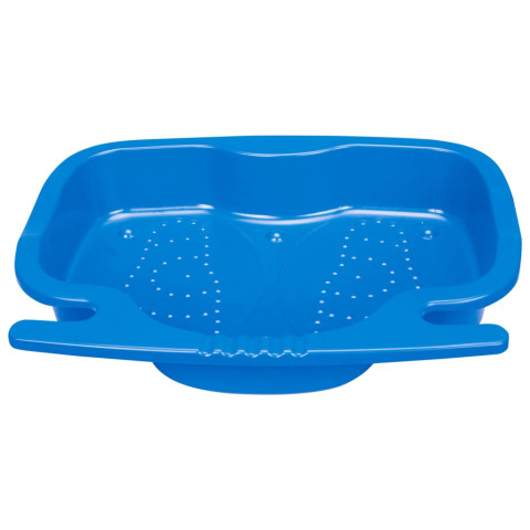 Bain de pieds de piscine 11,5 l 56x46x9 cm bleu