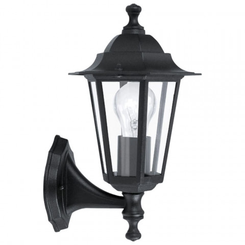 Lampe murale d'extérieur laterna 4 en haut noir 22468