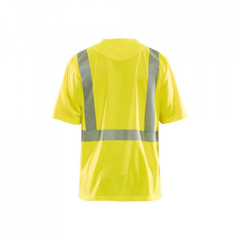 T-shirt haute visibilité blaklader col v 100% polyester anti-odeur - Coloris et taille au choix