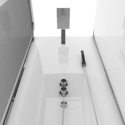cabine de douche rectangle 80x120x220cm orion rectangle 120 distriartisan