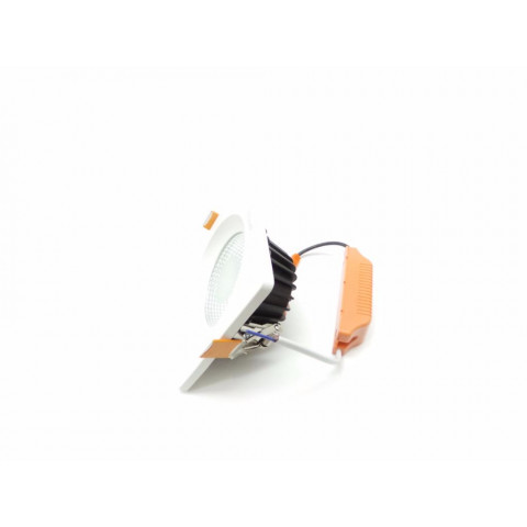 Downlight spot led cob carré 20w 130mm - couleur eclairage au choix