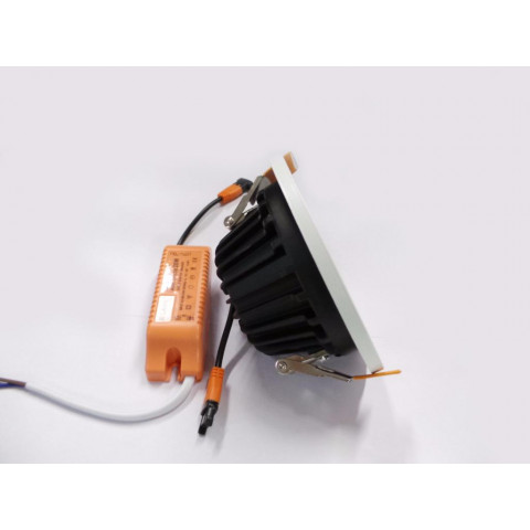 Downlight spot led cob rond 20w ø130mm - couleur eclairage au choix