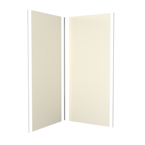 Lot de 2 panneaux muraux ivoire 90x210 cm - profilés de jonction - wall' it - Couleur de finition au choix