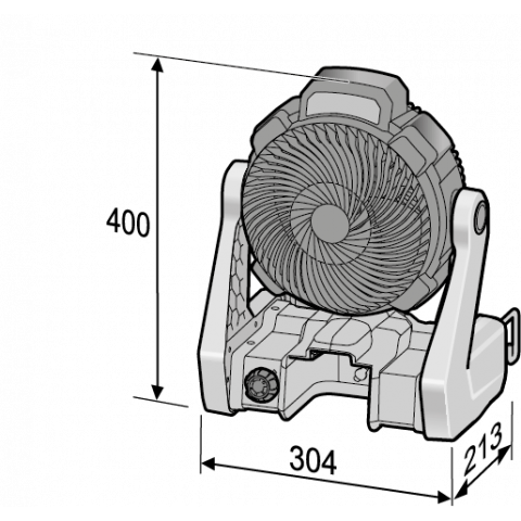 Ventilateur sans fil cf 18.0/230 flex - 503002