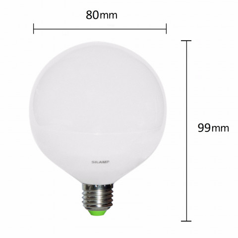 Ampoule led e27 g80 8w 220v 300 - couleur eclairage au choix