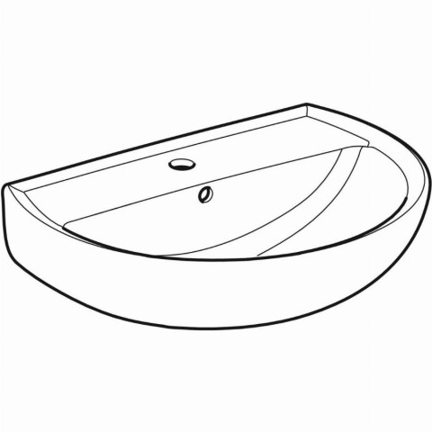 Lavabo Bastia GEBERIT pour équerres de montage - 501.606.00.1