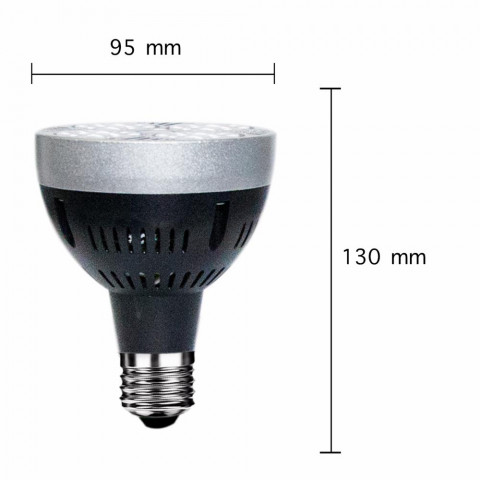 Ampoule led e27 par30 35w 220v 24led 60 - couleur eclairage au choix