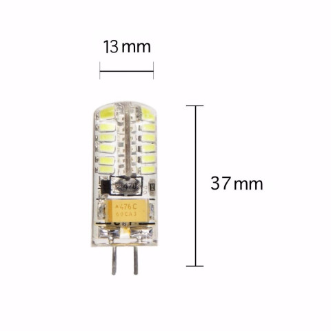 Ampoule led g4 smd2835 3w 12v 360 48led - couleur eclairage au choix