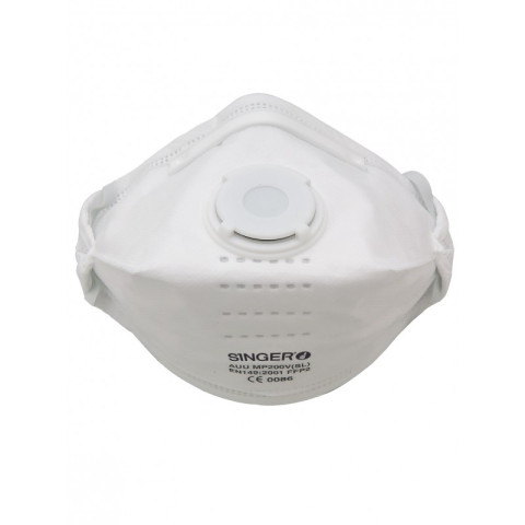 Demi-masque pliable avec valve SINGER FFP2 NR D - AUUMP200VSL