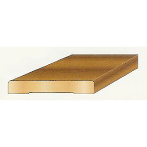 Kit couvre joints plat enrobé Blanc FIBROTUBI pour châssis à galandage L.100cm x H.210cm - 62144522