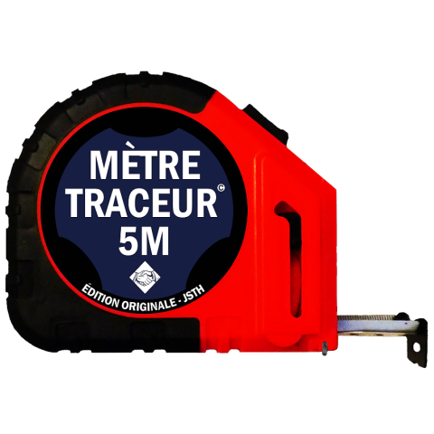 Mètre traçeur 5M +10 mines - Edition originale - Tracé noir - MT5-N