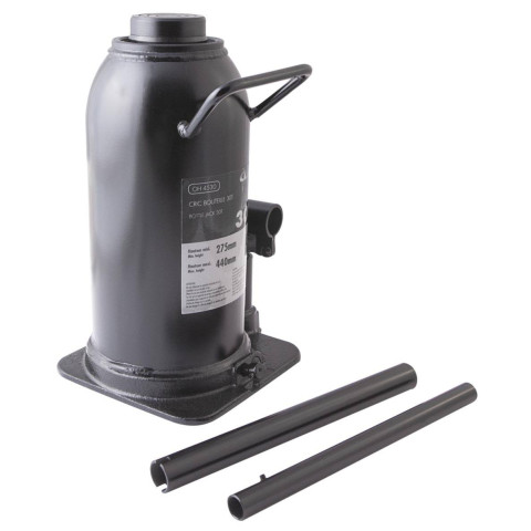 Cric bouteille 30t ht. De levage 275 à 440 mm - oh 4530 - clas equipements