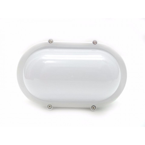 Applique murale led p15 7w ip65 blanc - couleur eclairage au choix