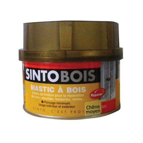 Mastic fin SINTOBOIS - Chêne Moyen - Boite 1 L - 23812