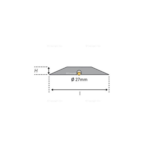 Kit 2 Ralentisseurs SPEED 50 VISO 1 Noir + 1 Jaune - 25cm - 500 x 350 x 500 mm - SPEED50