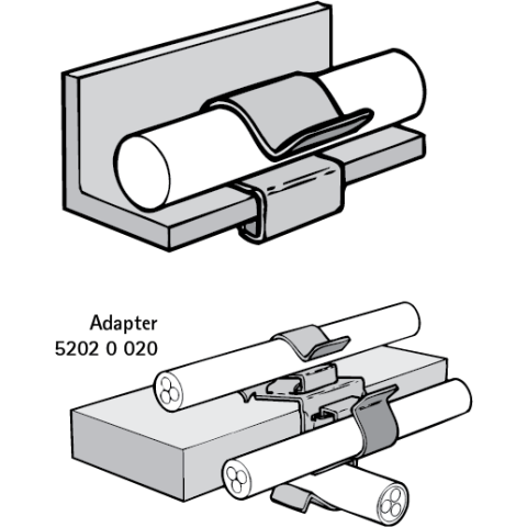 Attache de bord de tôle WALRAVEN BRITCLIPS PC7 7 - Poutrelles 2-7 mm - 52020707