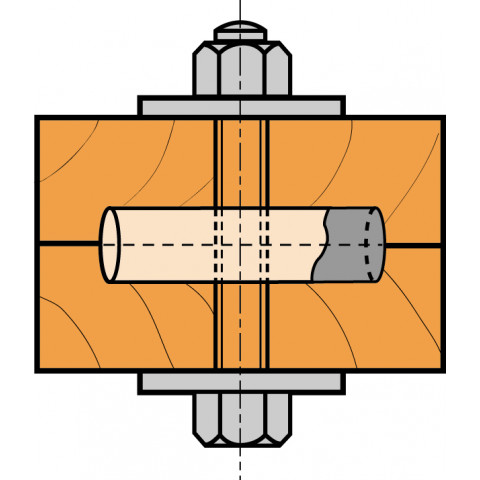 Anneau de charpente type A1 - Carton de 50 - Dimensions au choix