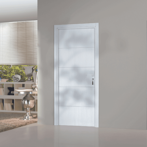 Bloc-porte pose fin de chantier collection premium seymour, h.204 x l.83 cm, aspect chêne blanc, réversible