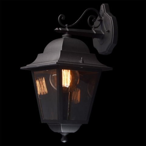 Applique d'extérieur noire street 1 ampoule 27 cm