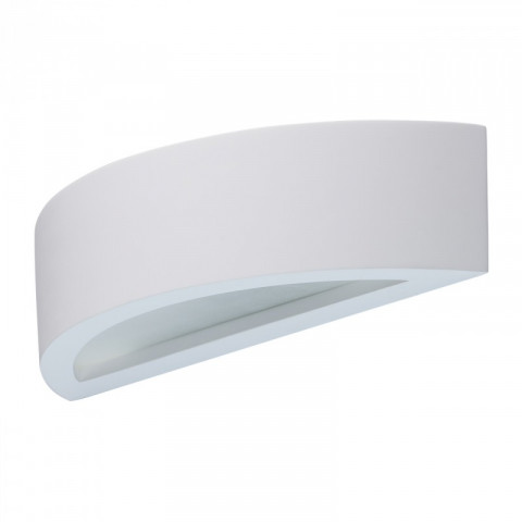 Applique murale blanche megapolis 1 ampoule 8 cm