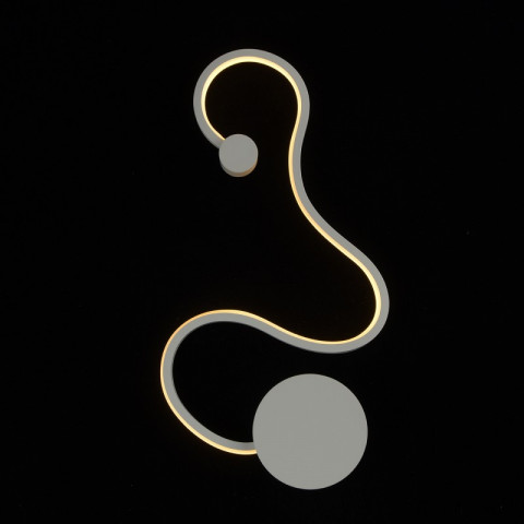 Applique murale blanche techno   3.5 cm