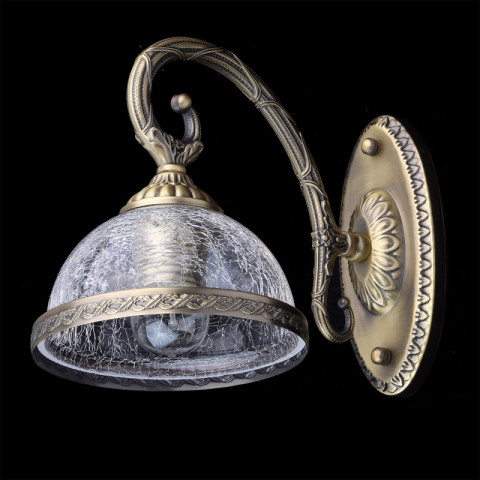 Applique murale laiton classic 1 ampoule 27 cm